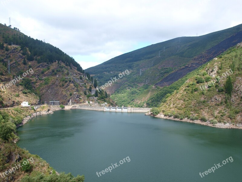 Reservoir Landscape Grandas De Salinas Free Photos