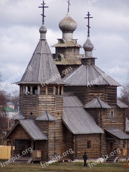 Architecture Suzdal Wooden Architecture Ancient Buildings Cathedral