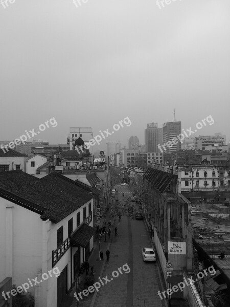 Hangzhou Hefang Street Old And New Free Photos