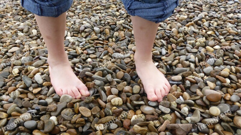 Barefoot Foot Toes Wet Flushed