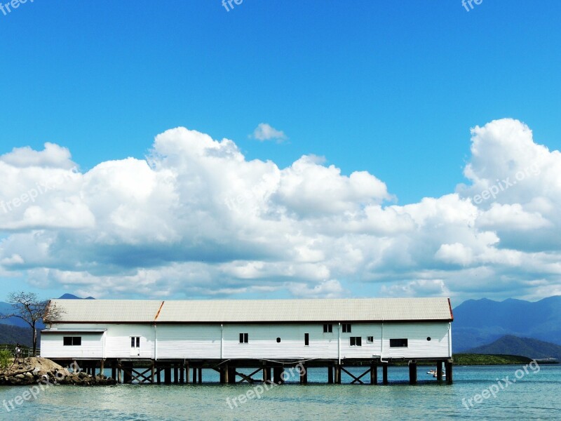 Wharf Building Water Coast Sky