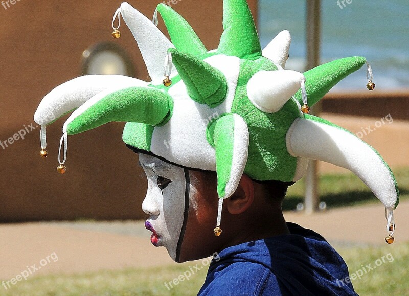 Joker Carnival Costume Face Paint