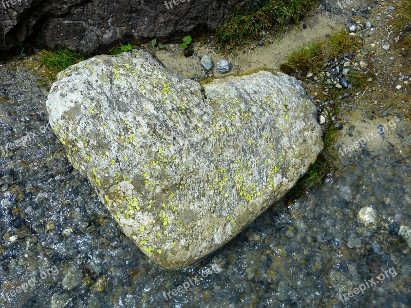 Stone Heart Love Nature Stone Heart