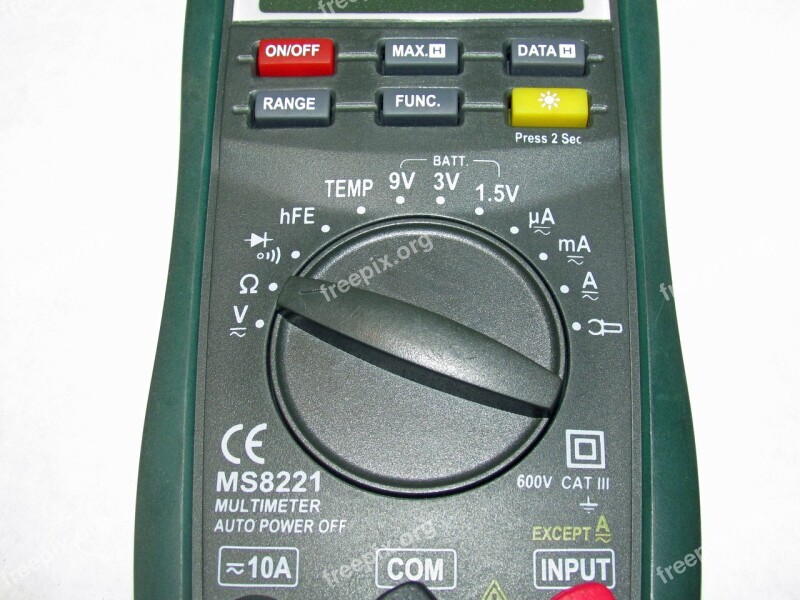 Multimeter Ohm Meter Voltmeter Vom Meter Ohm