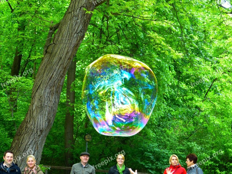 Soap Bubble Flying Weightless Shimmer Float