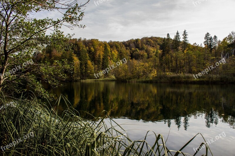 Plitvice Lakes Croatia Water Landscape Nature