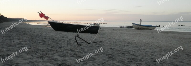 Boat Fishing Boat Sea Beach Mood