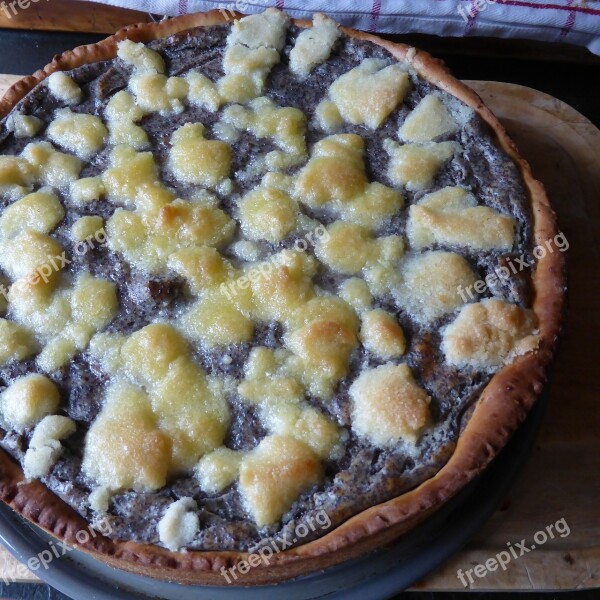 Poppy-seed Cake Poppy Cake Streusel Bake