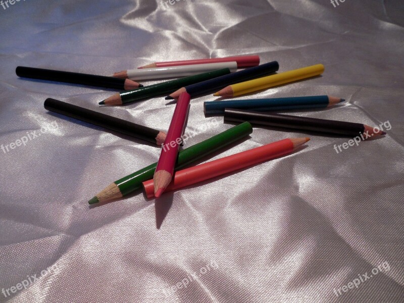 Pens Colorful Color Colour Pencils Crayons