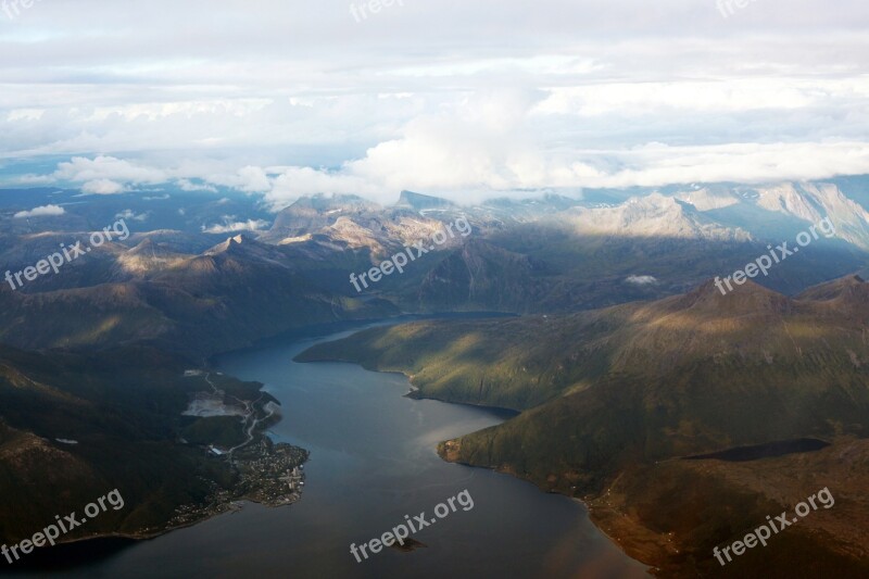 Mountain Clouds Sky Air Norway