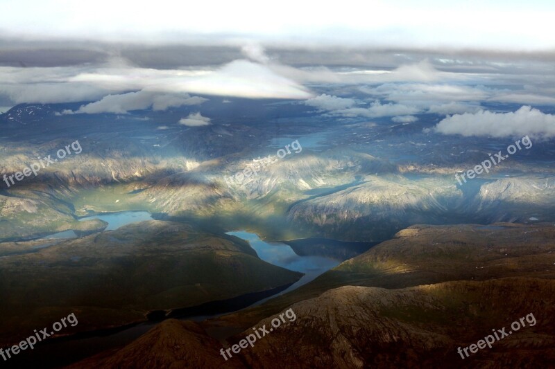 Mountains Clouds Sky Air Norway