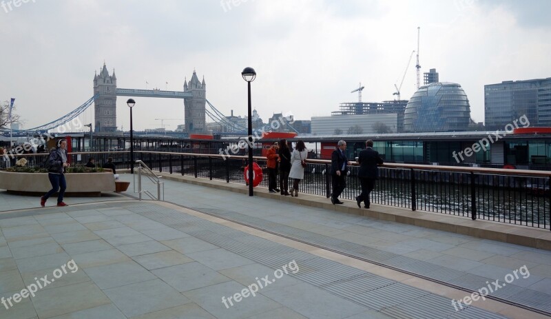 Tower Bridge London Bridge Architecture River Thames