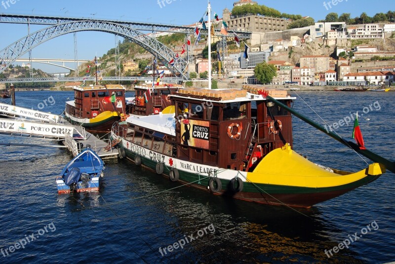 Boat Oporto Portugal River Duero