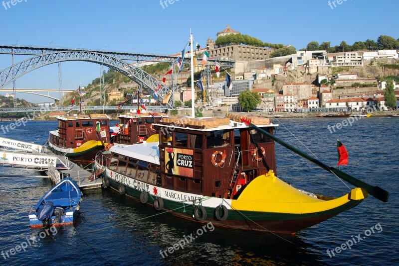 Boat Oporto Portugal River Duero