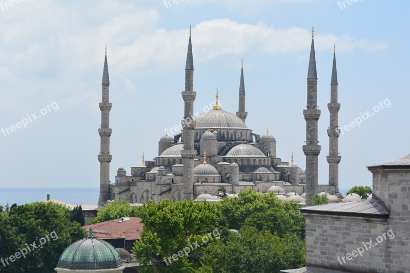 Blue Mosque Istanbul Turkey Islam Architecture