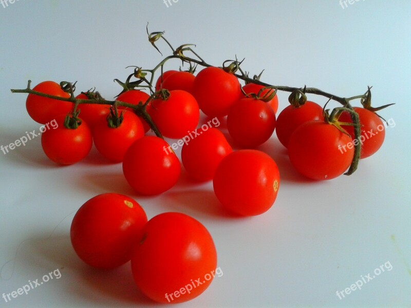 Tomatoes Cocktail Vegetables Spray Red