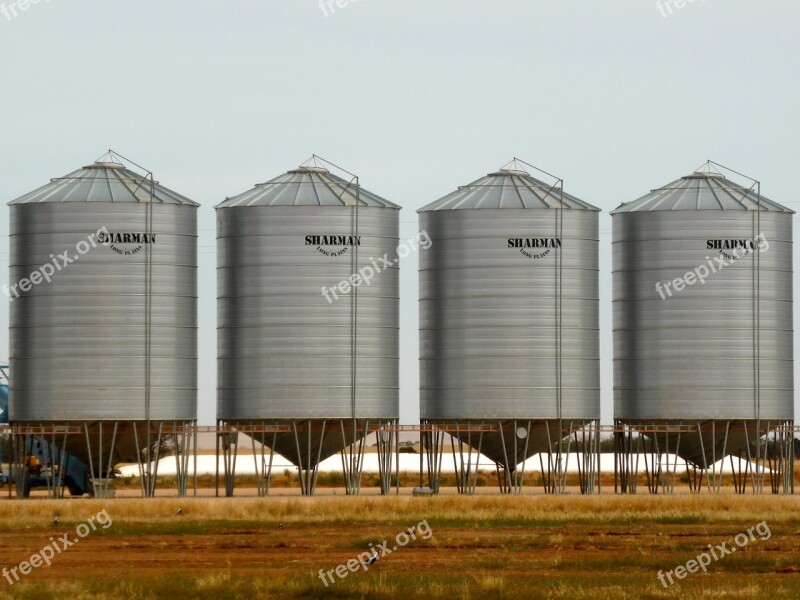 Silo Wheat Storage Wheat Storage Harvest