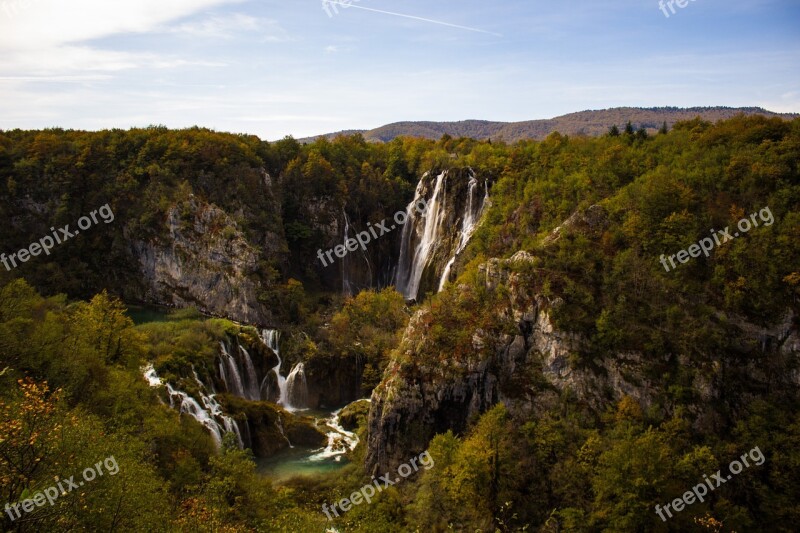 Plitvice Lake Croatia Landscape Green