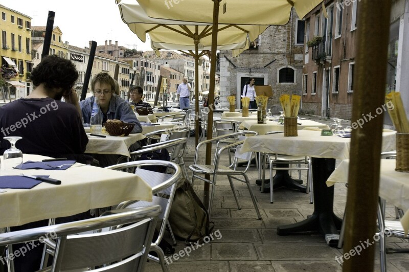 Venice Terrace Italy Travel Tourism