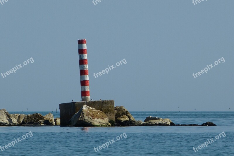 Sea Jadran Column Stripes Stones