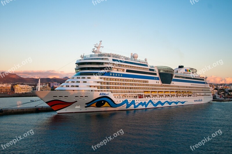 Cruise Aida Aidasol Ship Passenger Ship