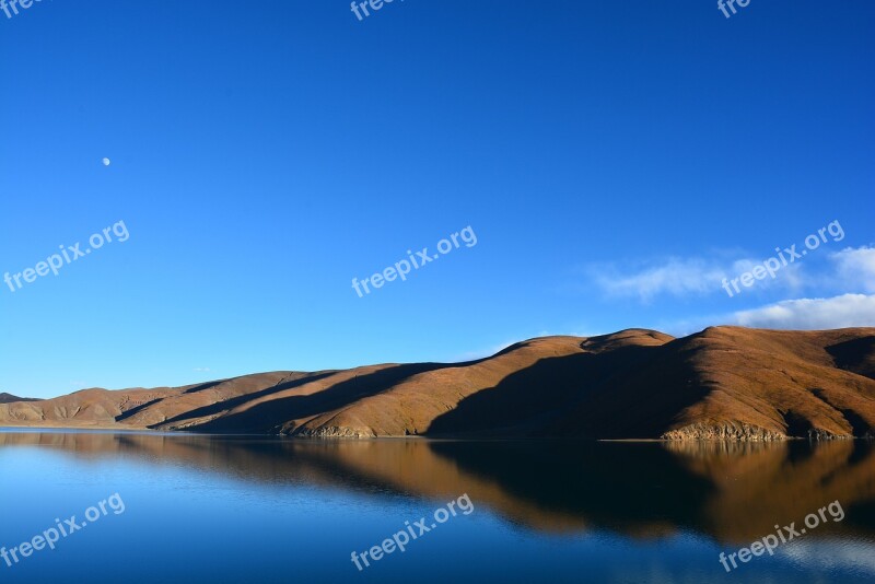 Sang Sang Wetlands Lake The Scenery Tibet Free Photos