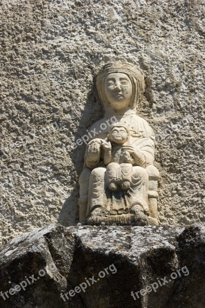 Maria Child Madonna Religion Stone