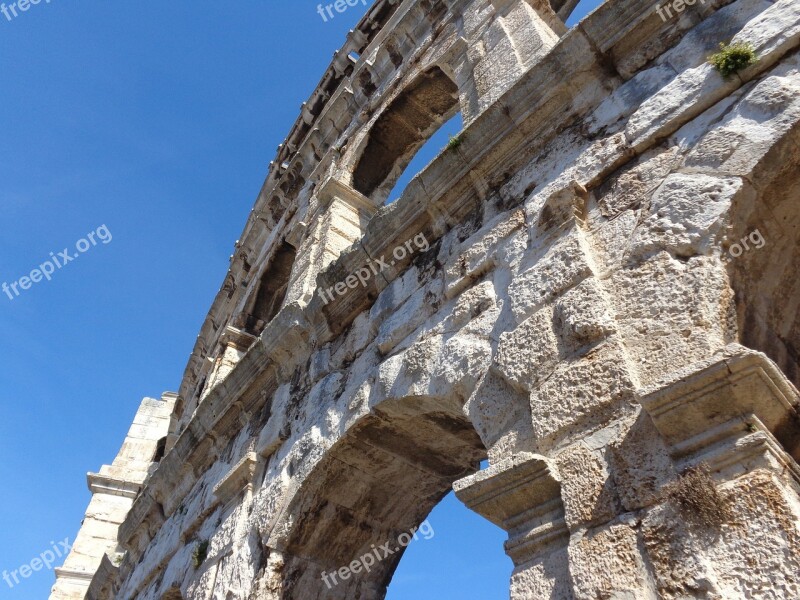 The Amphitheater Pula Croatia Istria Free Photos