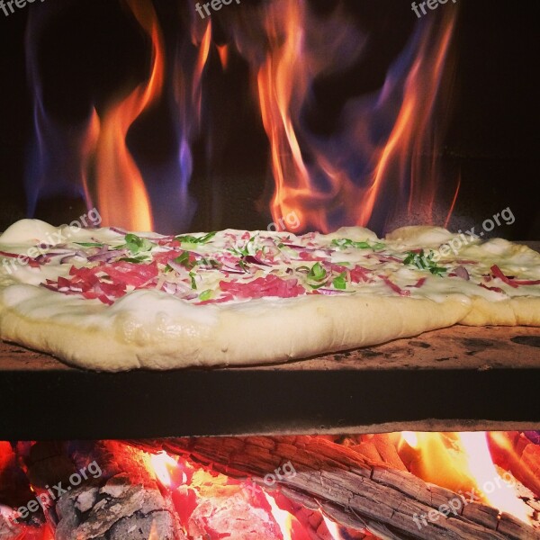 Tarte Flambée Pizza Wood Burning Stove Fire Oven