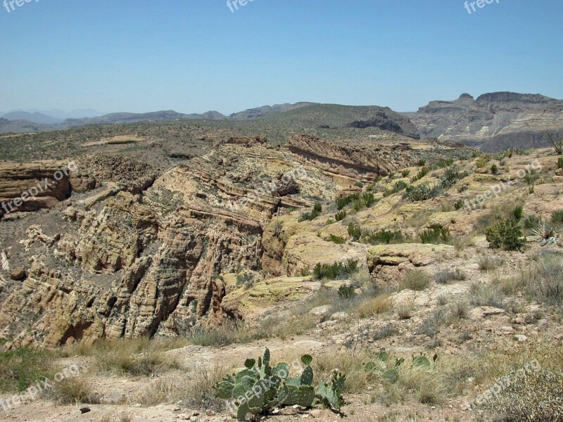 Arizona Desert Rocks Sun Outdoor