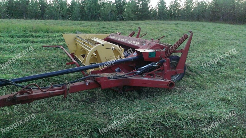 Hay Haybine Mower Harvester Free Photos