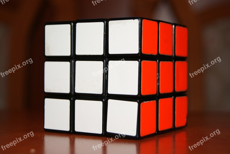 Rubik Cube Puzzle Strategy 3d