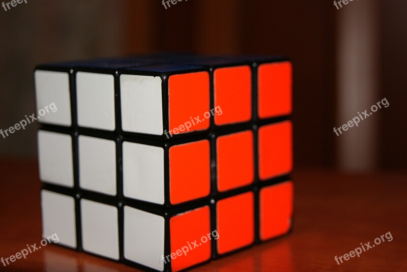 Rubik Cube Puzzle Strategy 3d