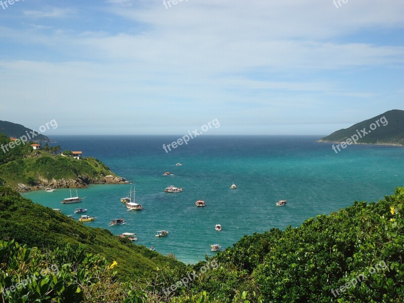 Rio De Janeiro Beach Brazil Landscape Mar