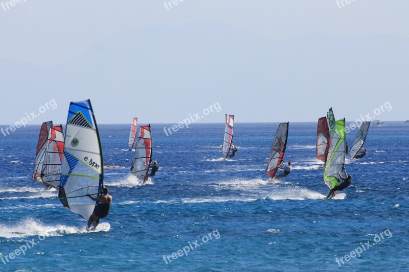 Windsurfing Sports Water Sports Surfing Greece