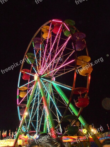 Ferris Wheel Carnival Fair State Fair Amusement Park