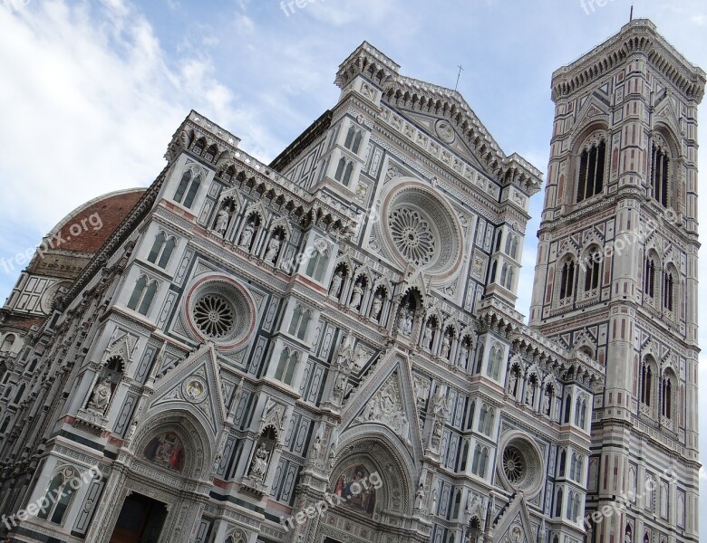 Dom Florence Italy Tuscany Campanile