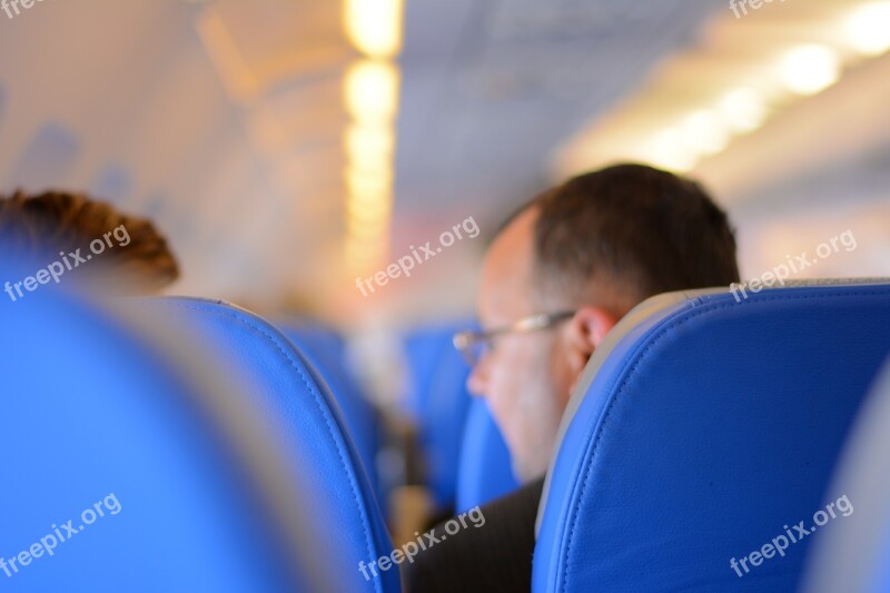 Passengers Airline Seats Chairs Rows