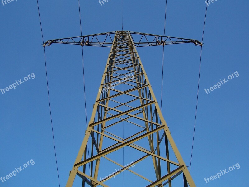 Current Strommast Pylon Power Line Free Photos