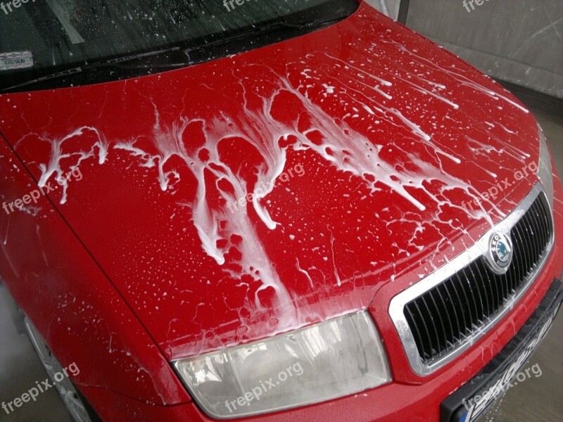 Auto Washing Car Wax Free Photos