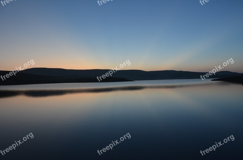 Lake Dawn The Silence Free Photos