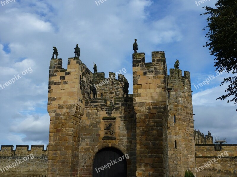 Alnwick Castle Castle Gate Landmark England