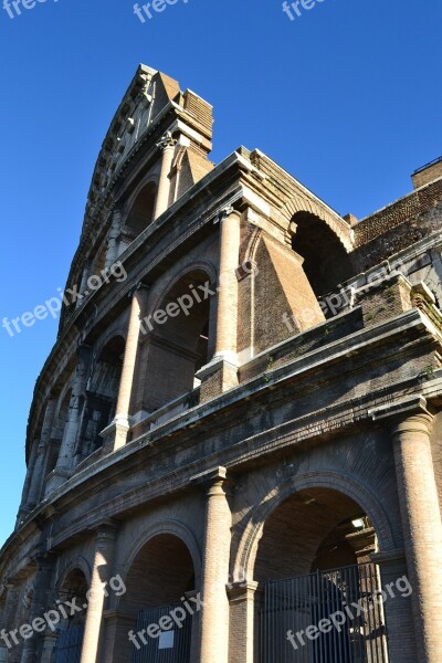 Coliseum Rome Wall Italy Ark