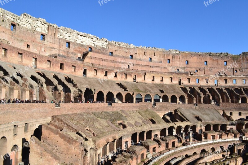 Coliseum Rome Italy Antique Free Photos