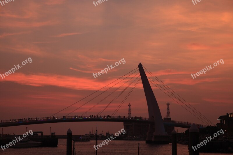 Taiwan Lover Bridge Freshwater Bridge Free Photos