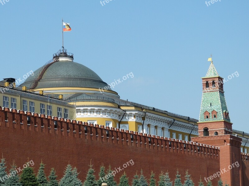 Moscow Russia Capital Kremlin Red Square