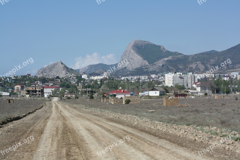 Road Crimea City Sudak And Novy Svet Free Photos