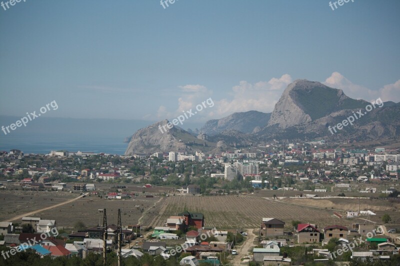 City Sudak And Novy Svet Crimea Coast Free Photos