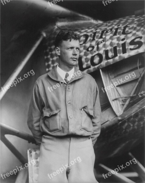 Charles Lindbergh American Aviator Author Inventor Explorer