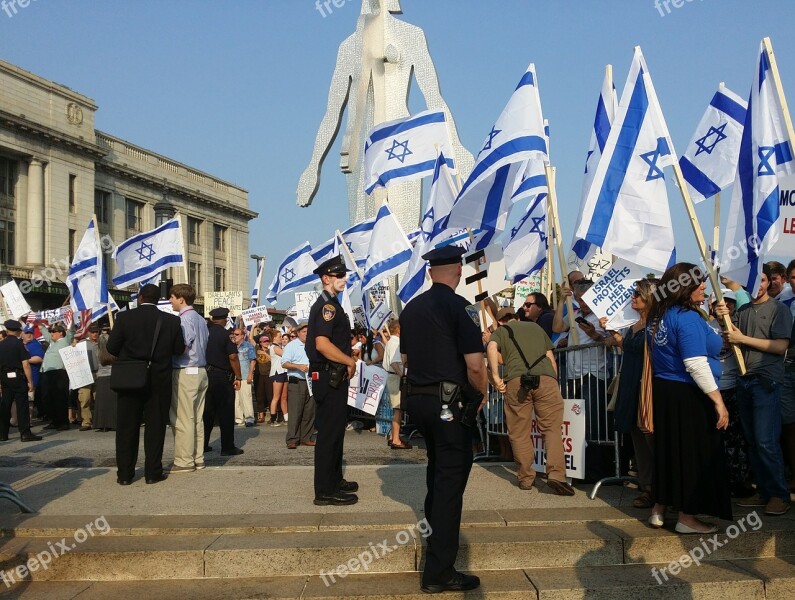 Protest Demonstration Israel Political Sign